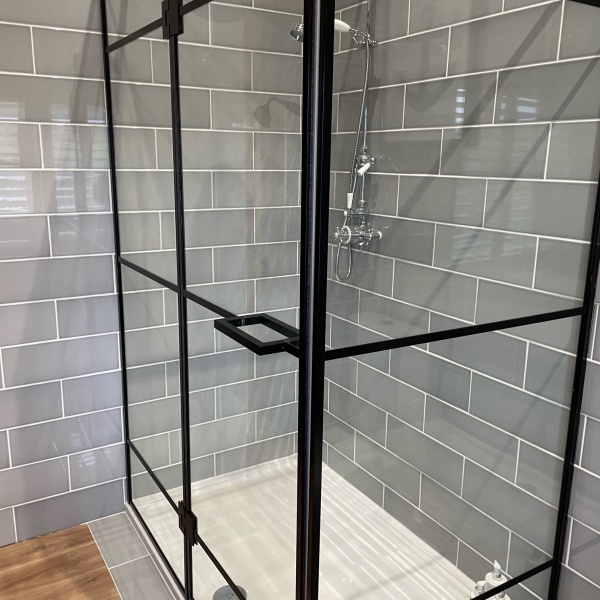 Black Matt Crittall Style Shower Enclosures, Screens, photo: 58