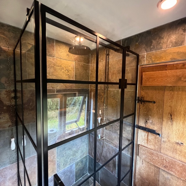 Black Matt Crittall Style Shower Enclosures, Screens, photo: 32
