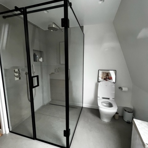 Black Matt Crittall Style Shower Enclosures, Screens, photo: 14