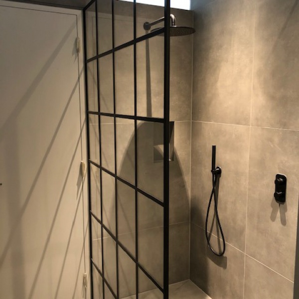 Black Matt Crittall Style Shower Enclosures, Screens, photo: 74