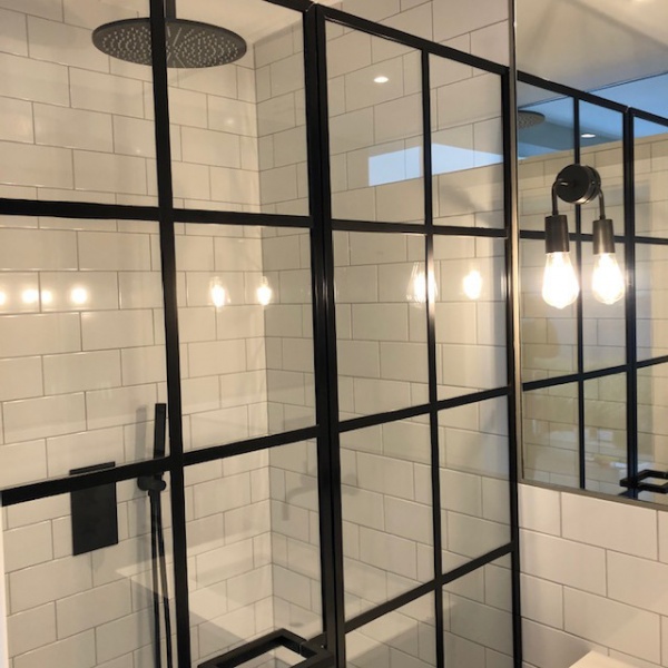 Black Matt Crittall Style Shower Enclosures, Screens, photo: 67