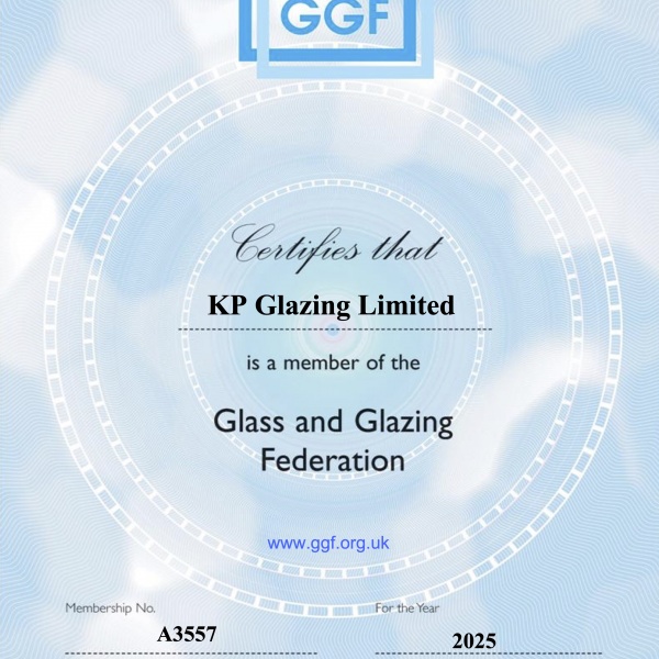 KP Glazing Limited Becomes a Member of the Glass and Glazing Federation, photo: 1