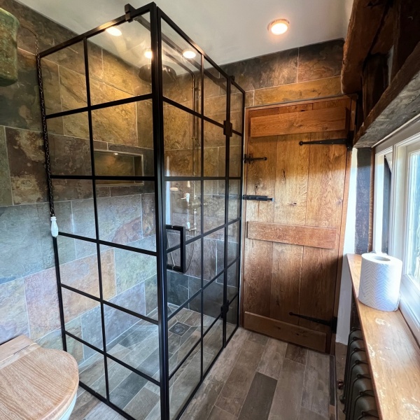 Black Matt Crittall Style Shower Enclosures, Screens, photo: 33