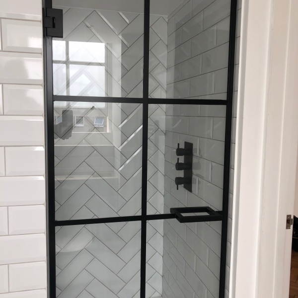 Black Matt Crittall Style Shower Enclosures, Screens, photo: 40