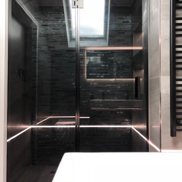 Black Matt Crittall Style Shower Enclosures, Screens, photo: 86