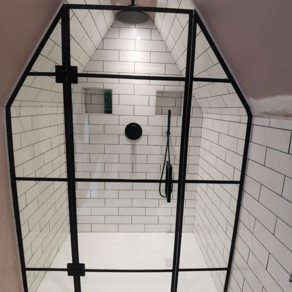 Black Matt Crittall Style Shower Enclosures, Screens, photo: 48